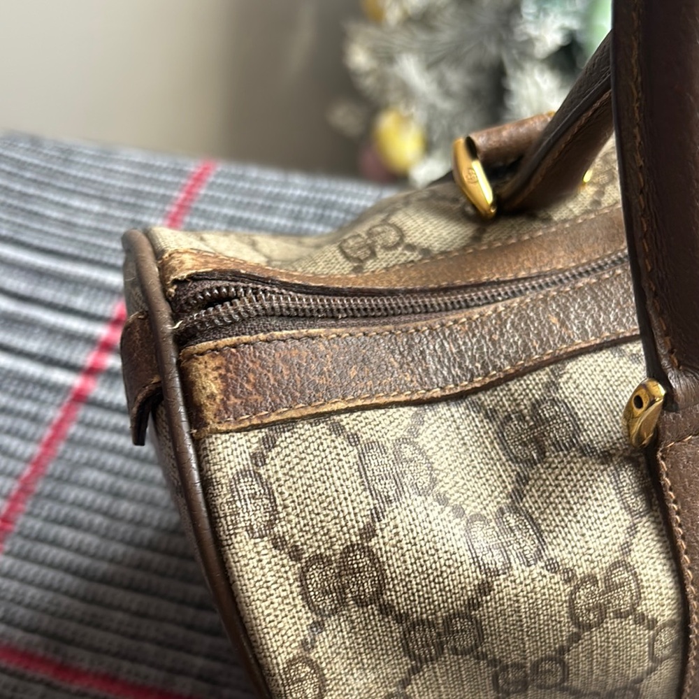 Gucci Brown Monogram Handbag - image 2